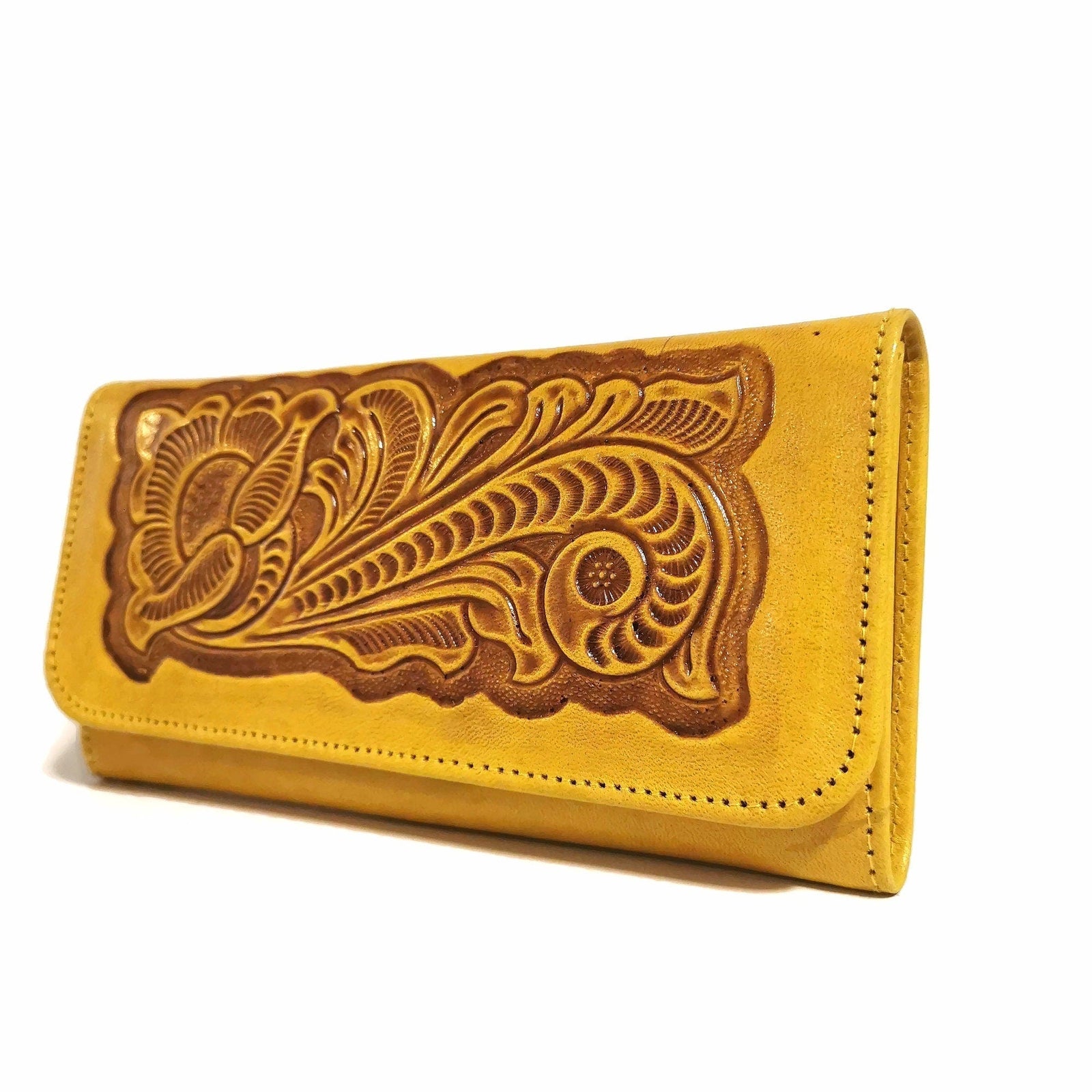 Leather wallet for women