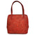 Red leather bag for women