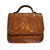 Small leather bag for women , hand tooled leather