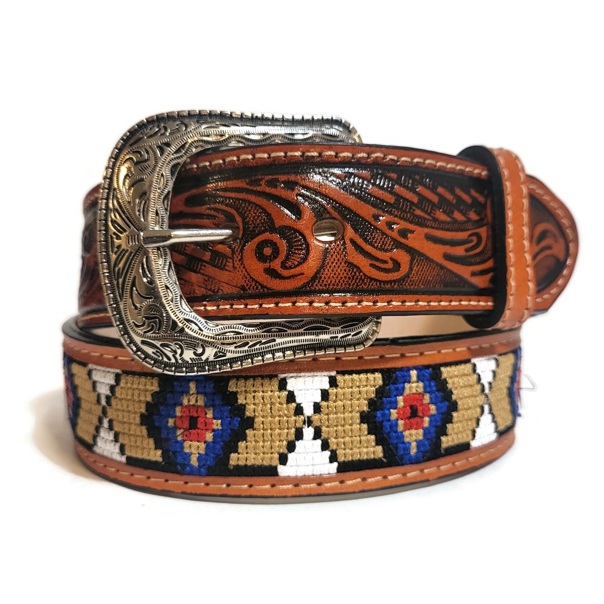 Brown leather  belt for women , handmade belt , genuine leather belt