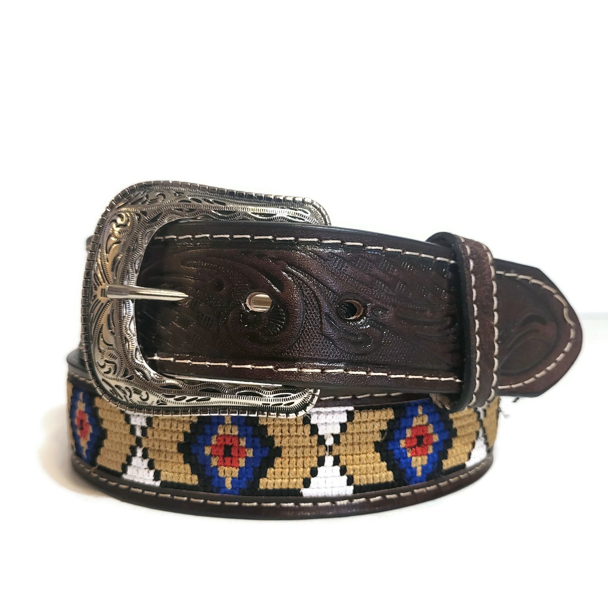 Brown leather  belt for women , handmade belt , genuine leather belt