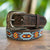 leather belt for women, hand tooled leather, brown belt, belt for jeans