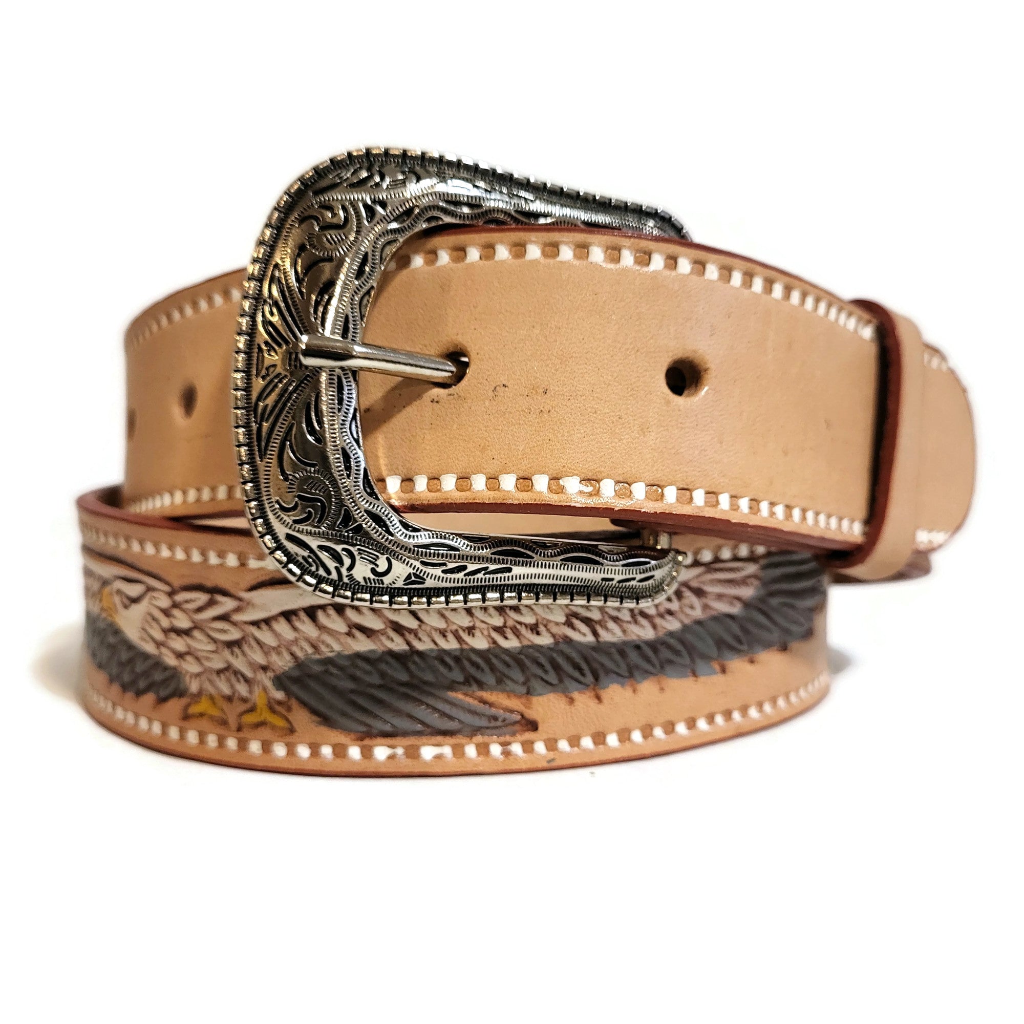 Western Leather Belt for men, handmade leather belt for men, casual belt for him , jeans leather belt, cowboy belt