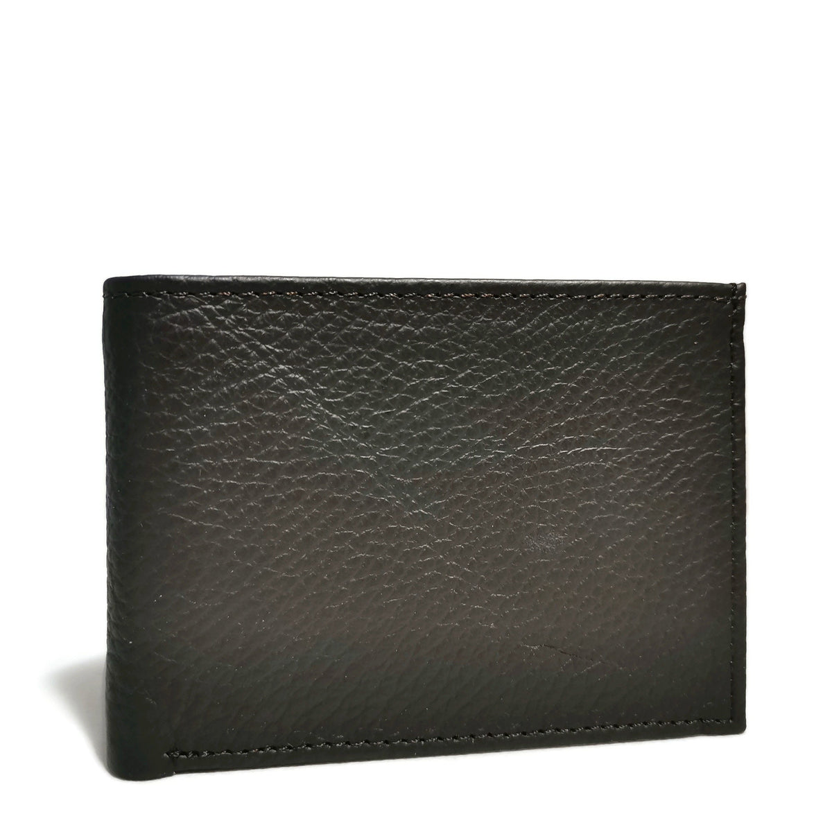 Brown Leather Slim Wallet For Men Bifold  Minimalist Card Holder
