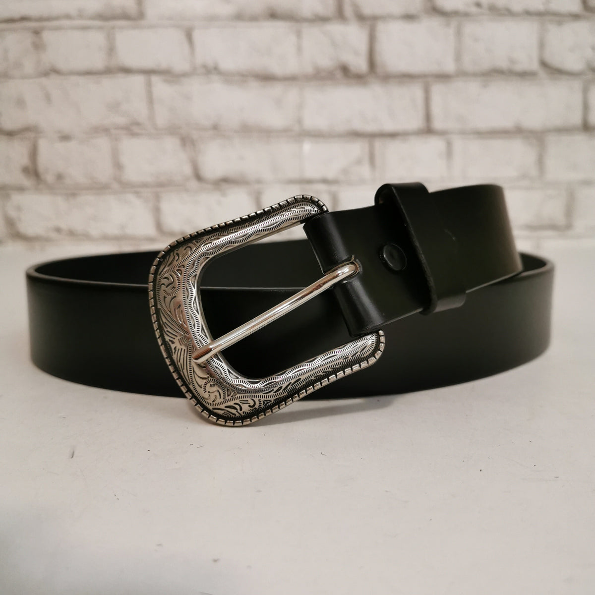 Black Leather Belt for Men,Personalized, Removable Buckle, Casual, For Jeans
