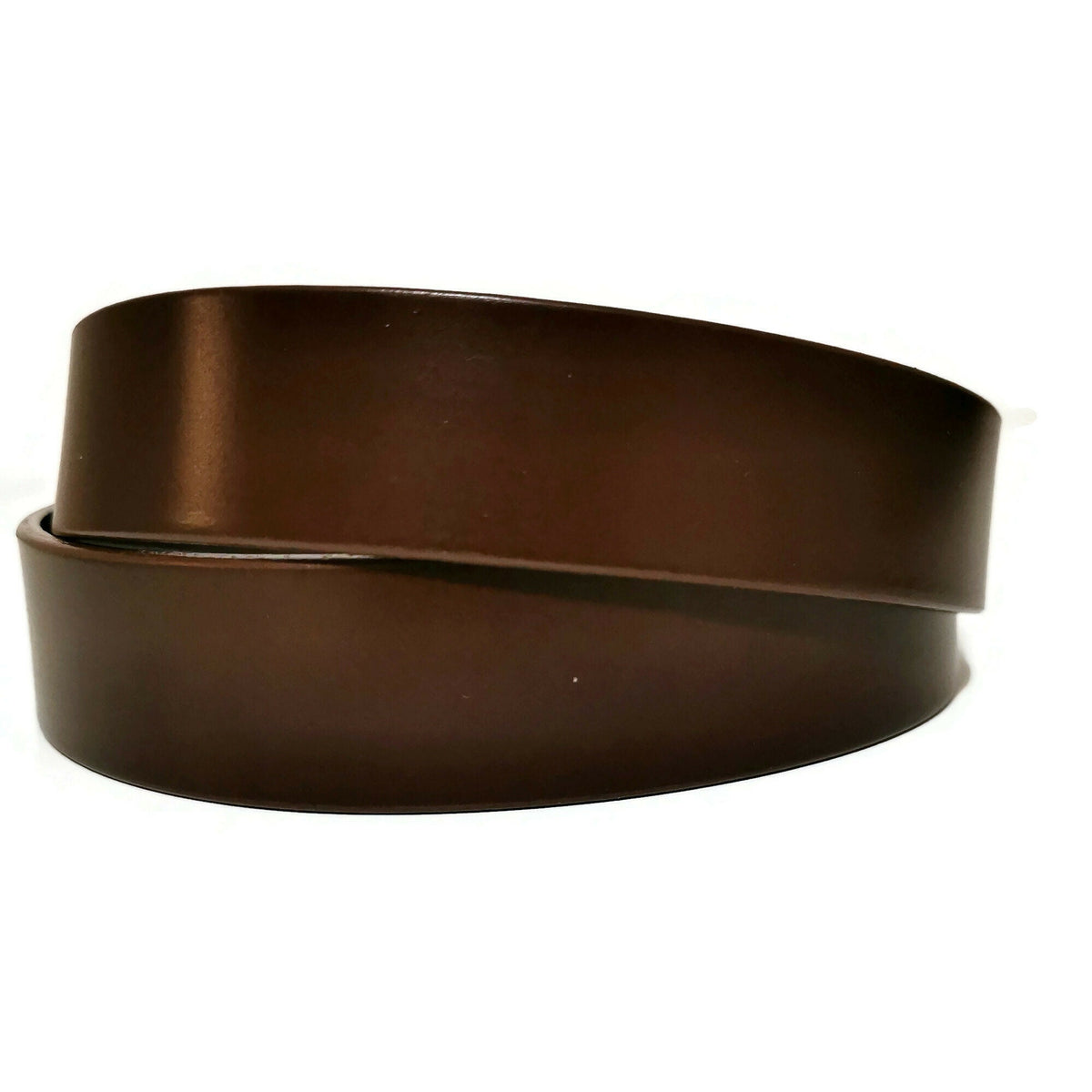 Personalized Brown Leathwr Belt: Men's Casual Belt with Removable Buckle
