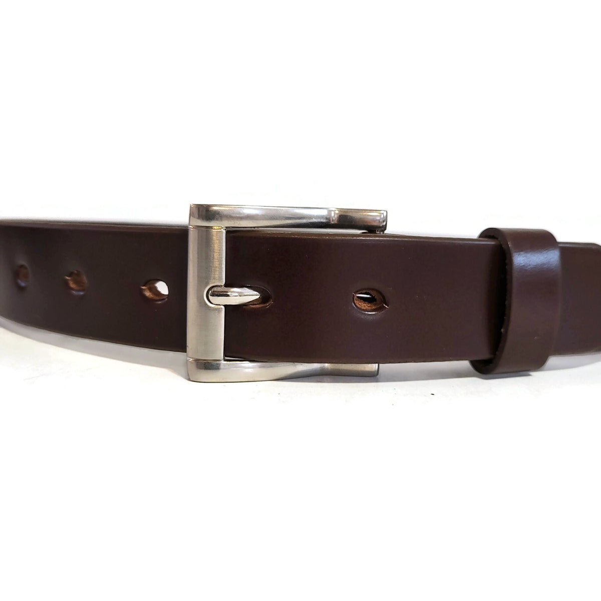 Brown Leather Belt for Kids Personalized  Children's Belt  Removable Buckle