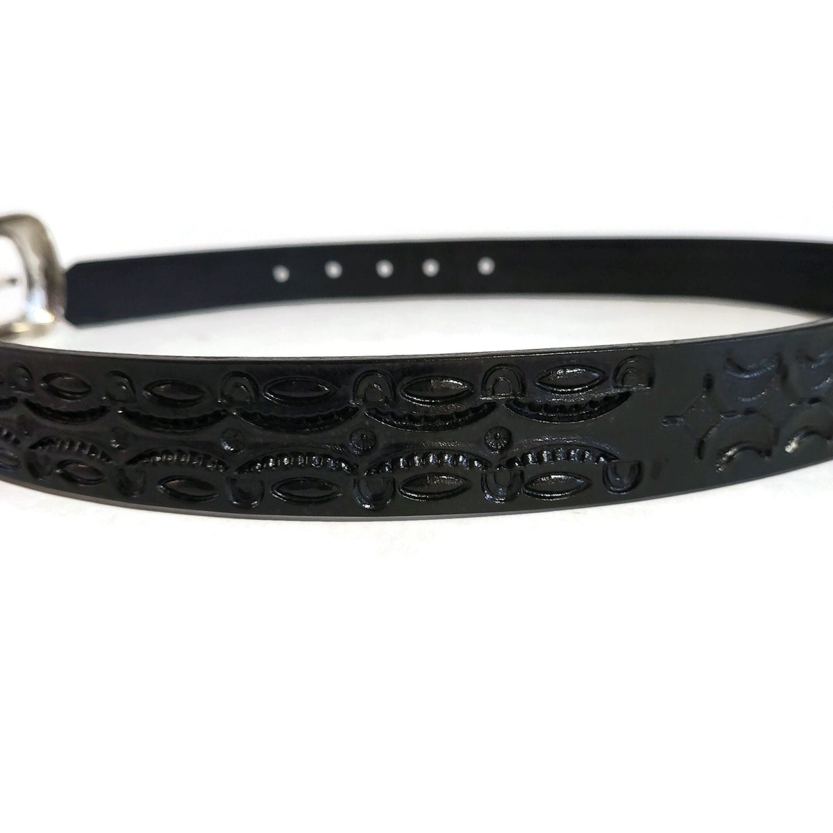 Personalized Hand Tooled Leather Rodeo Belt for Kids: Western Cowboy Style