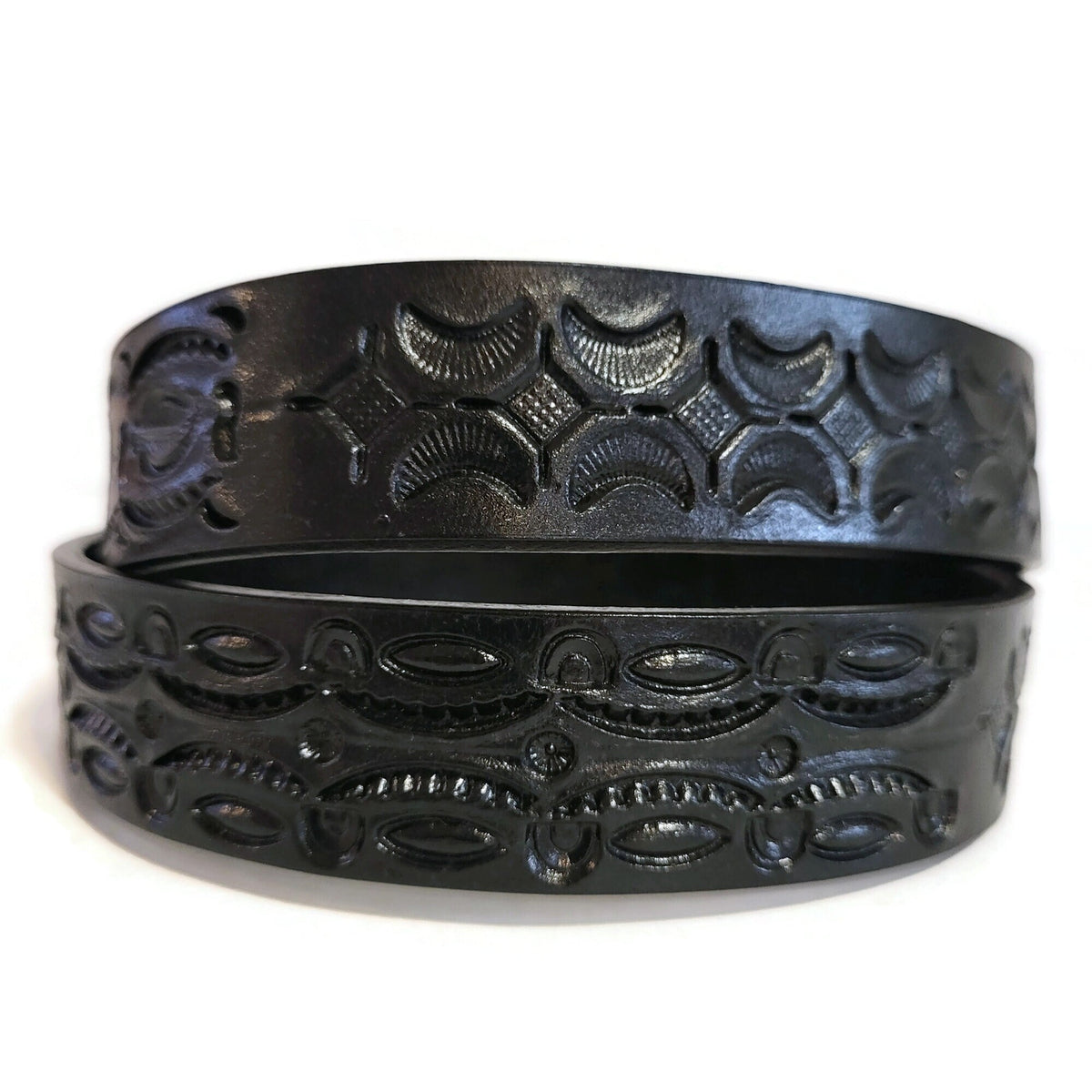 Personalized Hand Tooled Leather Rodeo Belt for Kids: Western Cowboy Style