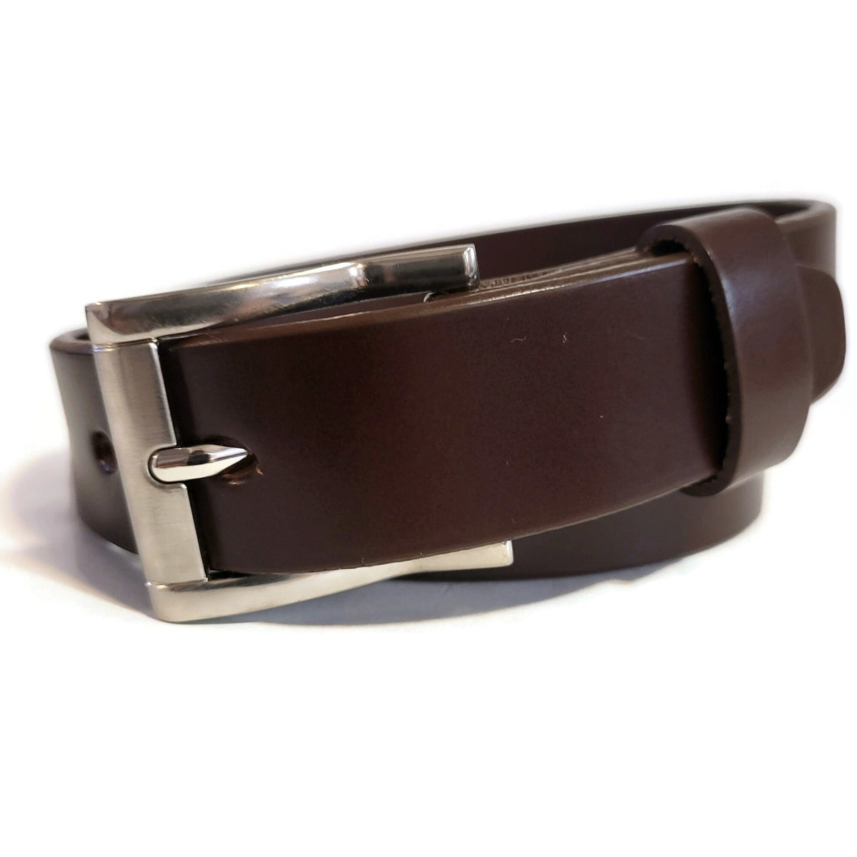 Brown Leather Belt for Kids Personalized  Children's Belt  Removable Buckle