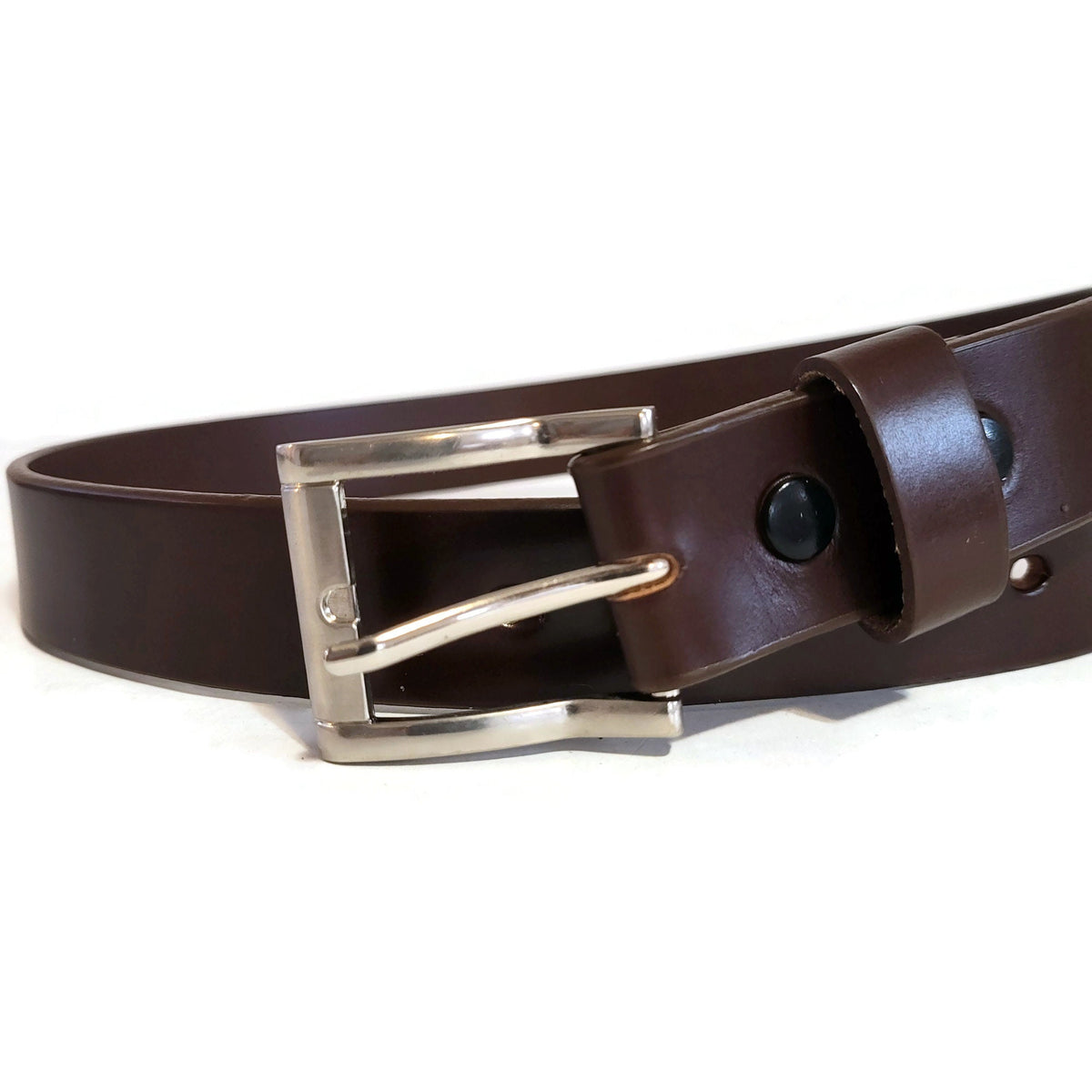 Brown Leather Belt for Kids Personalized  Children's Belt  Removable Buckle