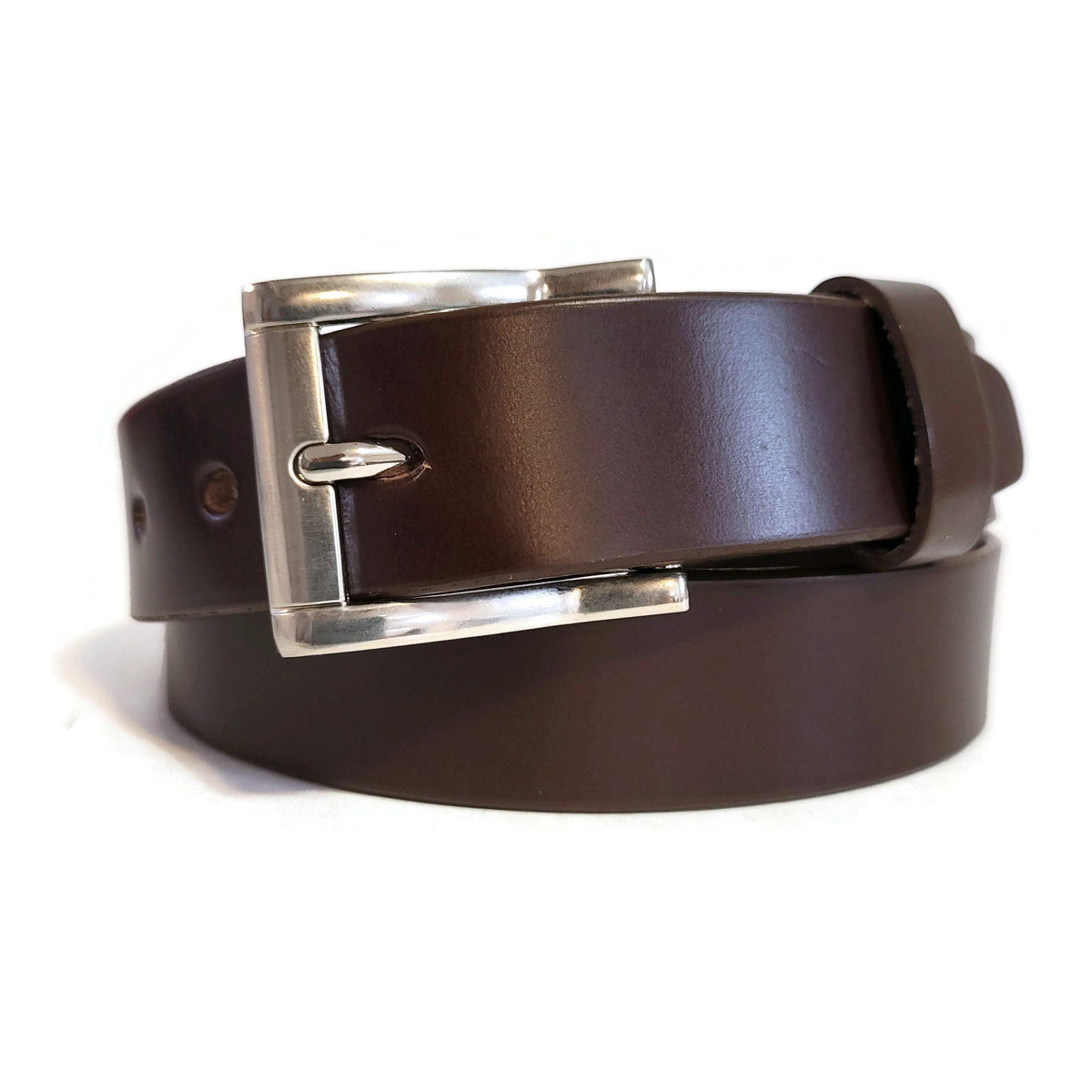 Brown Leather Belt for Kids Personalized  Children's Belt  Removable Buckle