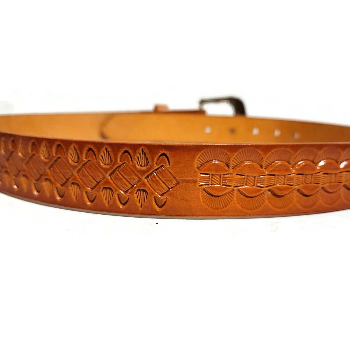 Brown Leather Belt for Kids Personalized Rodeo Cowboy Western Style