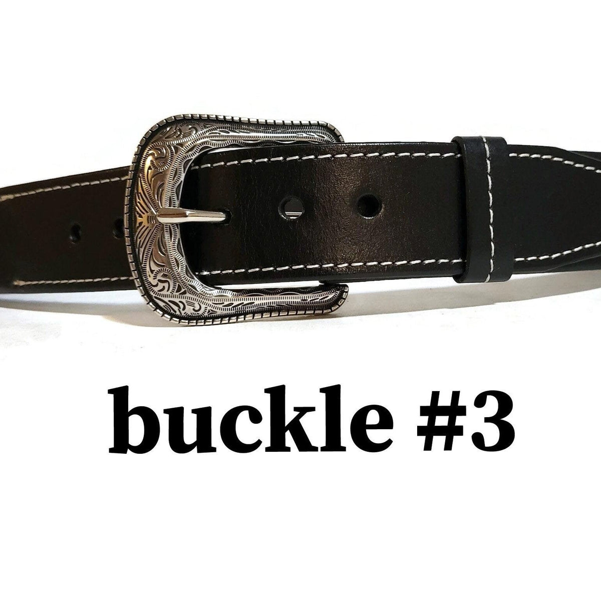 Black Leather Belt for Men, Casual Dress Style, Removable Buckle
