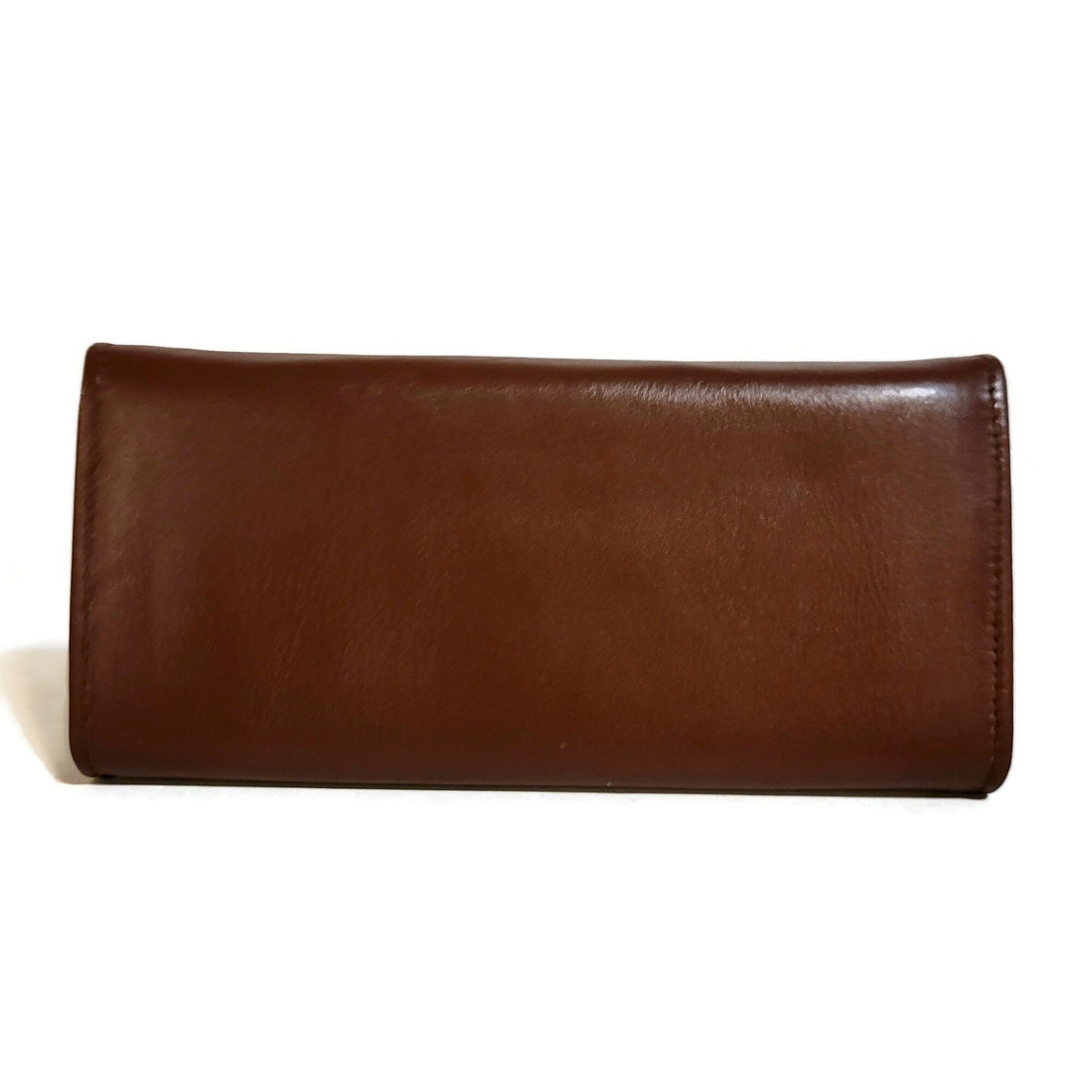 Leather wallet for  Women, Brown, for Credit Cards, Multiple Compartments, Bohemian-chic