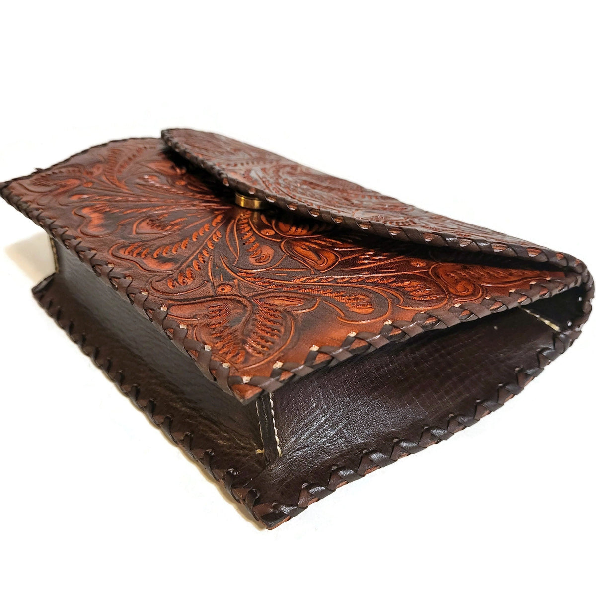 Hand Tooled Leather Bag: Small Bohemian Cowgirl Shoulder Bag