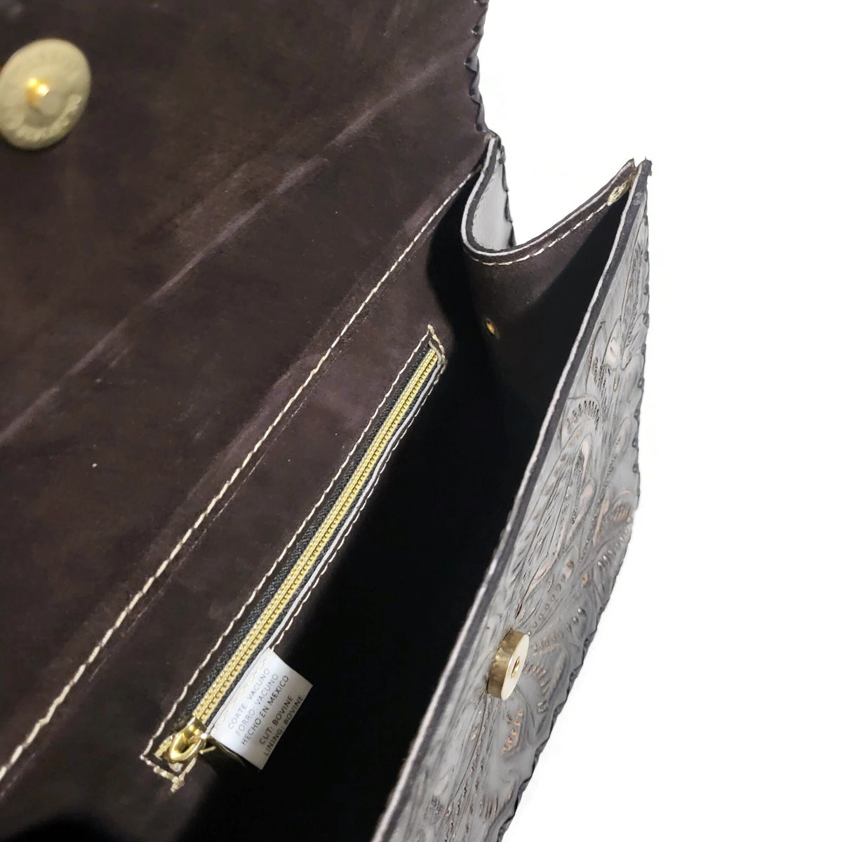 Hand Tooled Cowhide Leather Bag: Rodeo Retro Western Purse