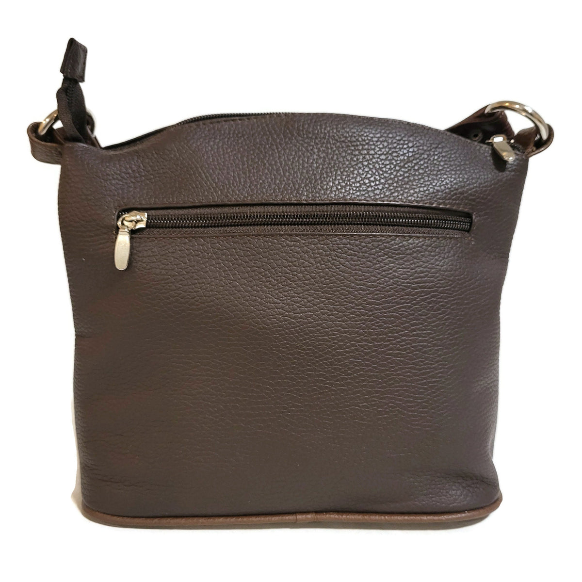Brown Leather Crossbody Bag for Women: Everyday Messenger Bag
