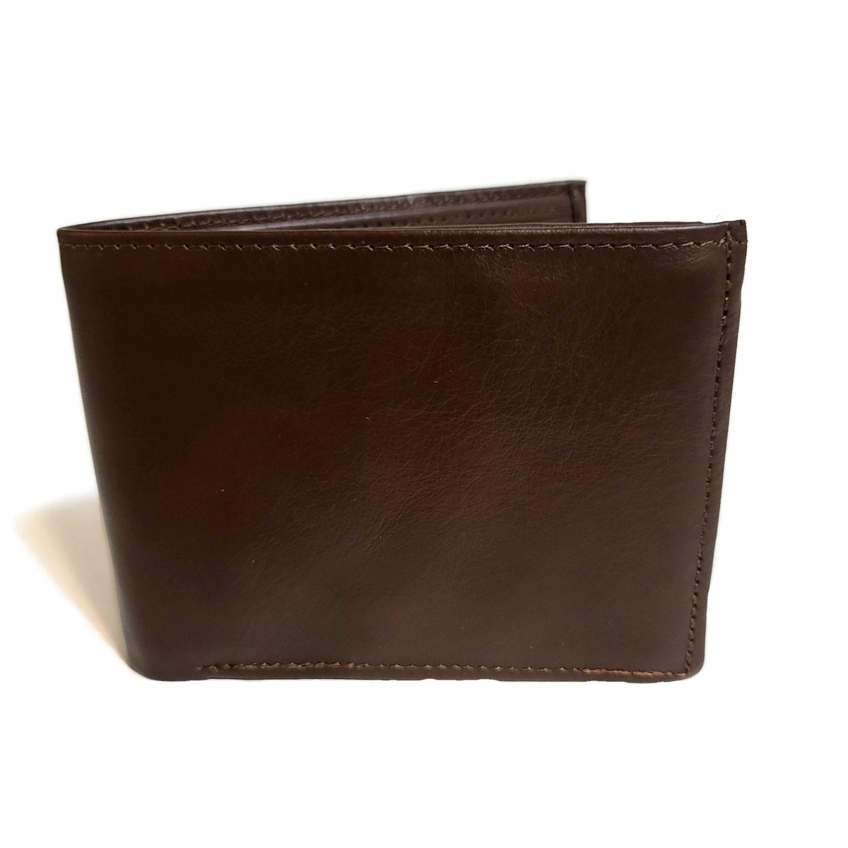 Handmade Brown Leather Wallet: Slim, 13 Card Slots, Compact Design