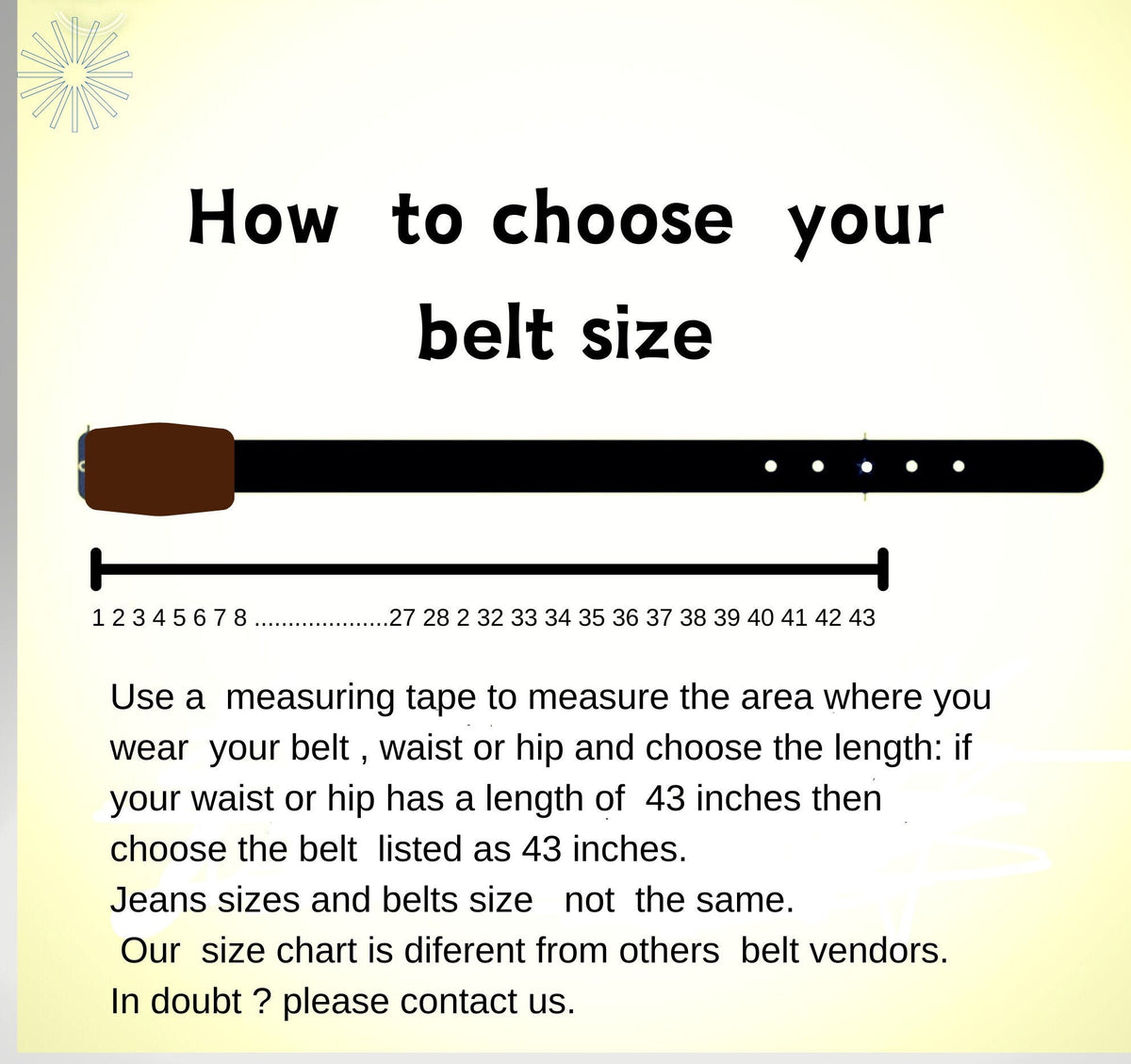 Light Brown Leather Belt: Snap Closure, removable buckle