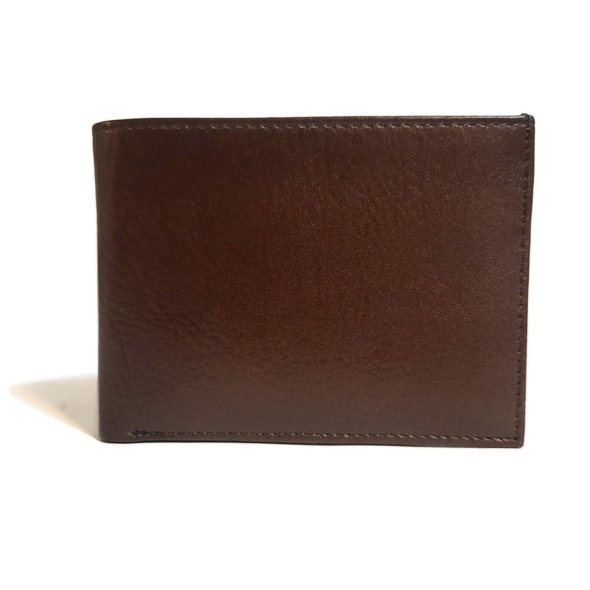 Handmade Brown Leather Slim Wallet: Artisan Crafted Cowhide