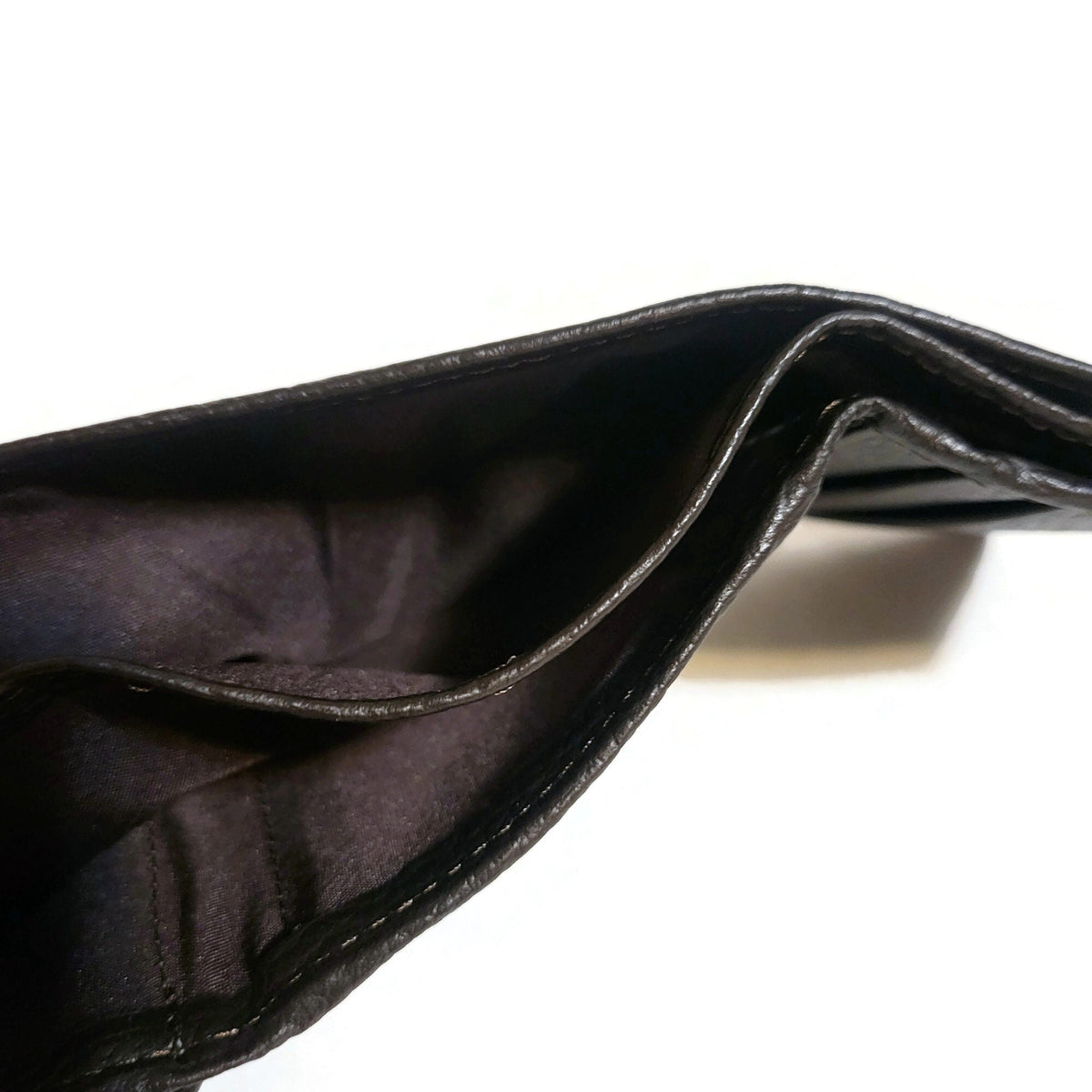 Handmade Brown Leather Trifold Wallet: Slim Minimalist Card Holder