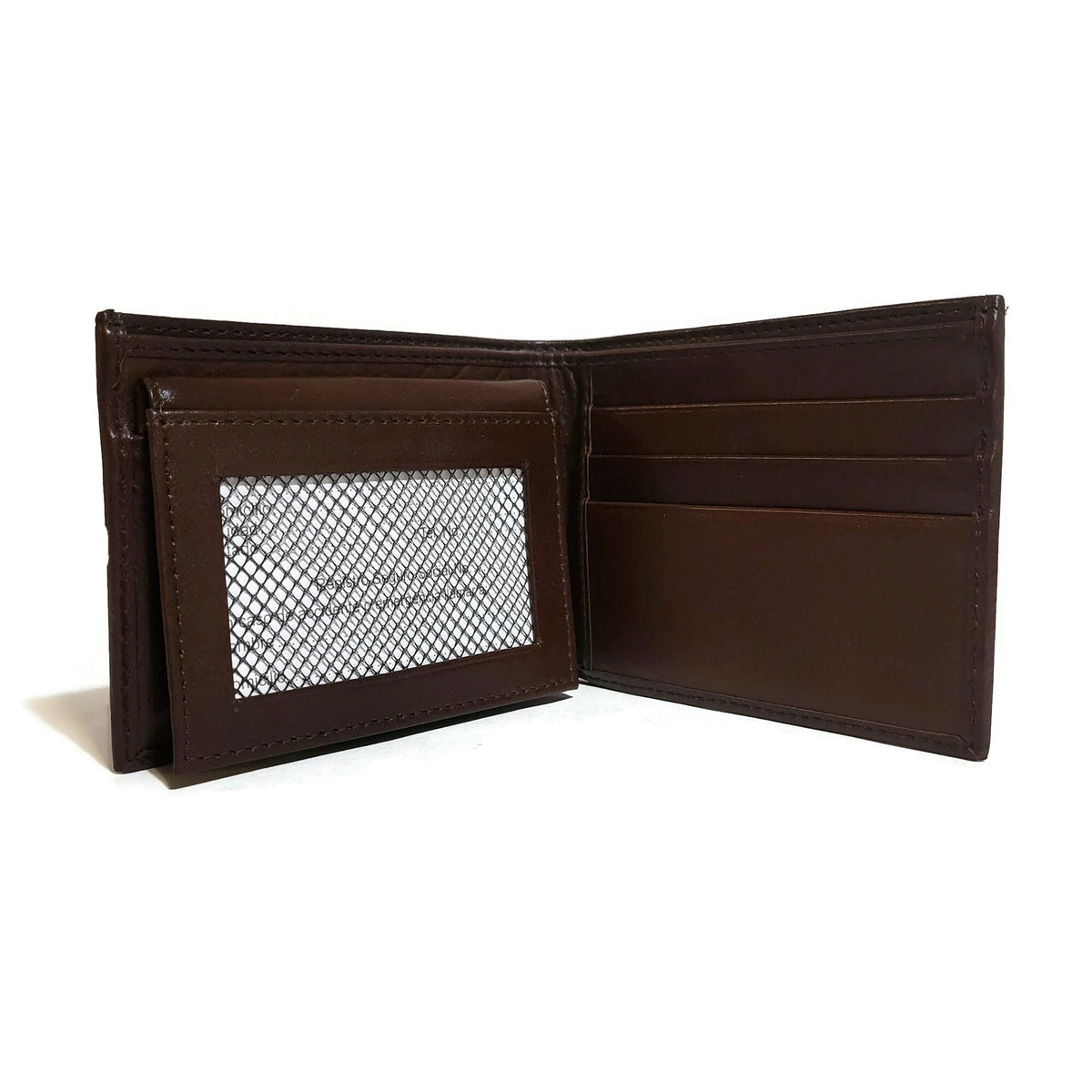 Handmade Brown Leather Slim Wallet: Artisan Crafted Cowhide