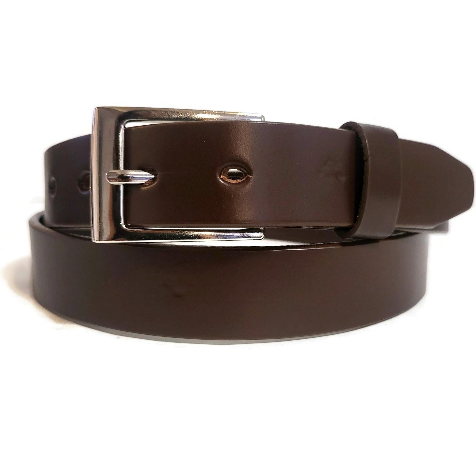 Brown Leather Belt Men's Casual And Dress Wear, Personalized, Removable buckle
