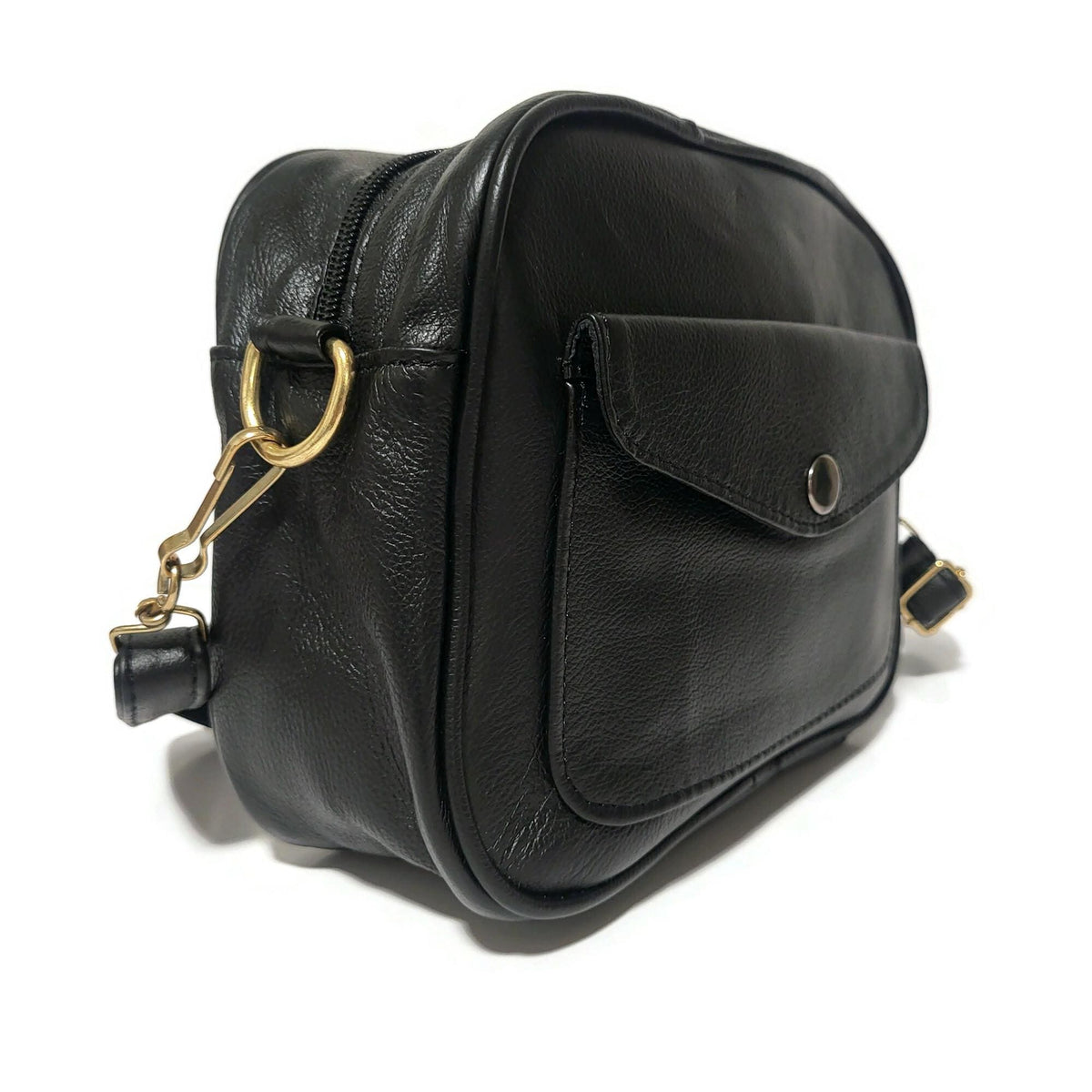 Handmade Leather Crossbody Bag: Small Women's Shoulder Bag