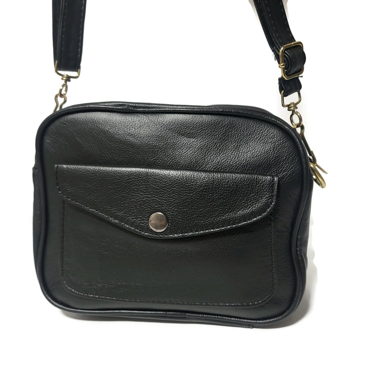 Handmade Leather Crossbody Bag: Small Women's Shoulder Bag