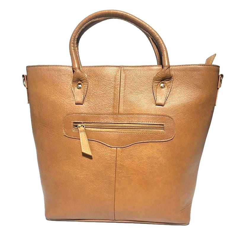 Handmade Leather Tote Bag: Bohemian Floral Embroidered Shoulder Bag