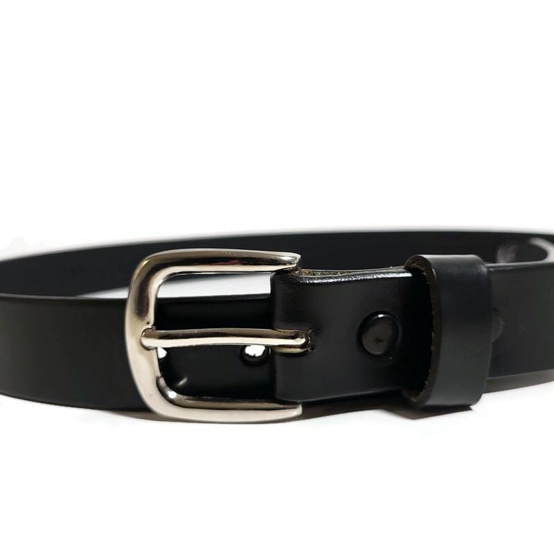 Black Full Grain Leather Kids Belt Personalized with Removable  Buckle, Belt for Boy