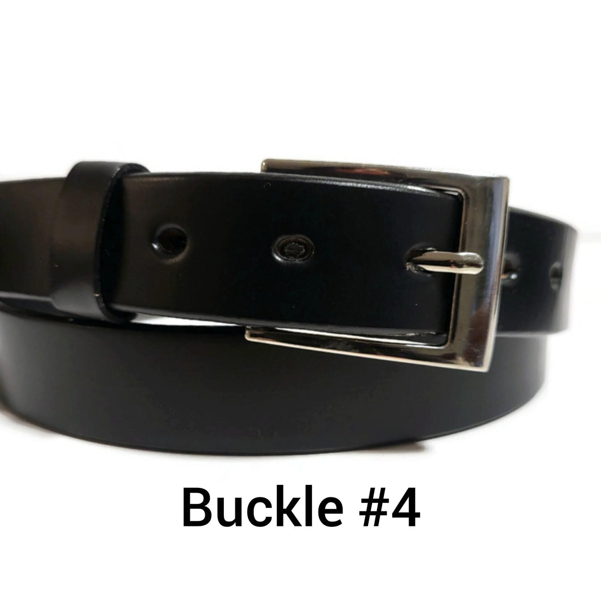 Black Full Grain Leather Kids Belt Personalized with Removable  Buckle, Belt for Boy
