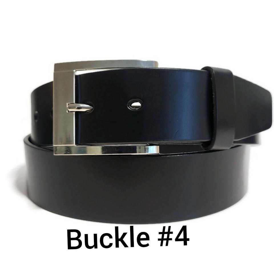 Personalized Black Leather Belt for Men, Casual Dress Belt, Removable Buckle