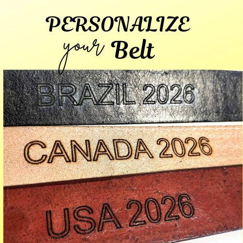 Personalized Brown Leather Belt for Women,  Boho Bohemian Rodeo Style