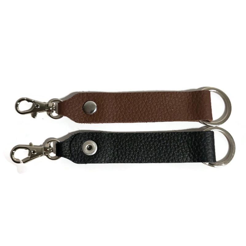 Personalized  Cowhide Leather Keychain, Handcrafted ,  Laser Engraved