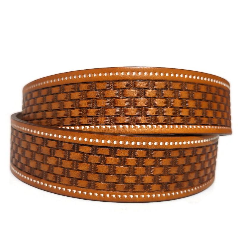 Brown Belt for Men, Cowboy, Western, Rodeo, With Removable  Buckle, Personalized Engraved