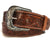 Rodeo Leather Belt for men , Brown Handmade cowboy  Western belt for jeans
