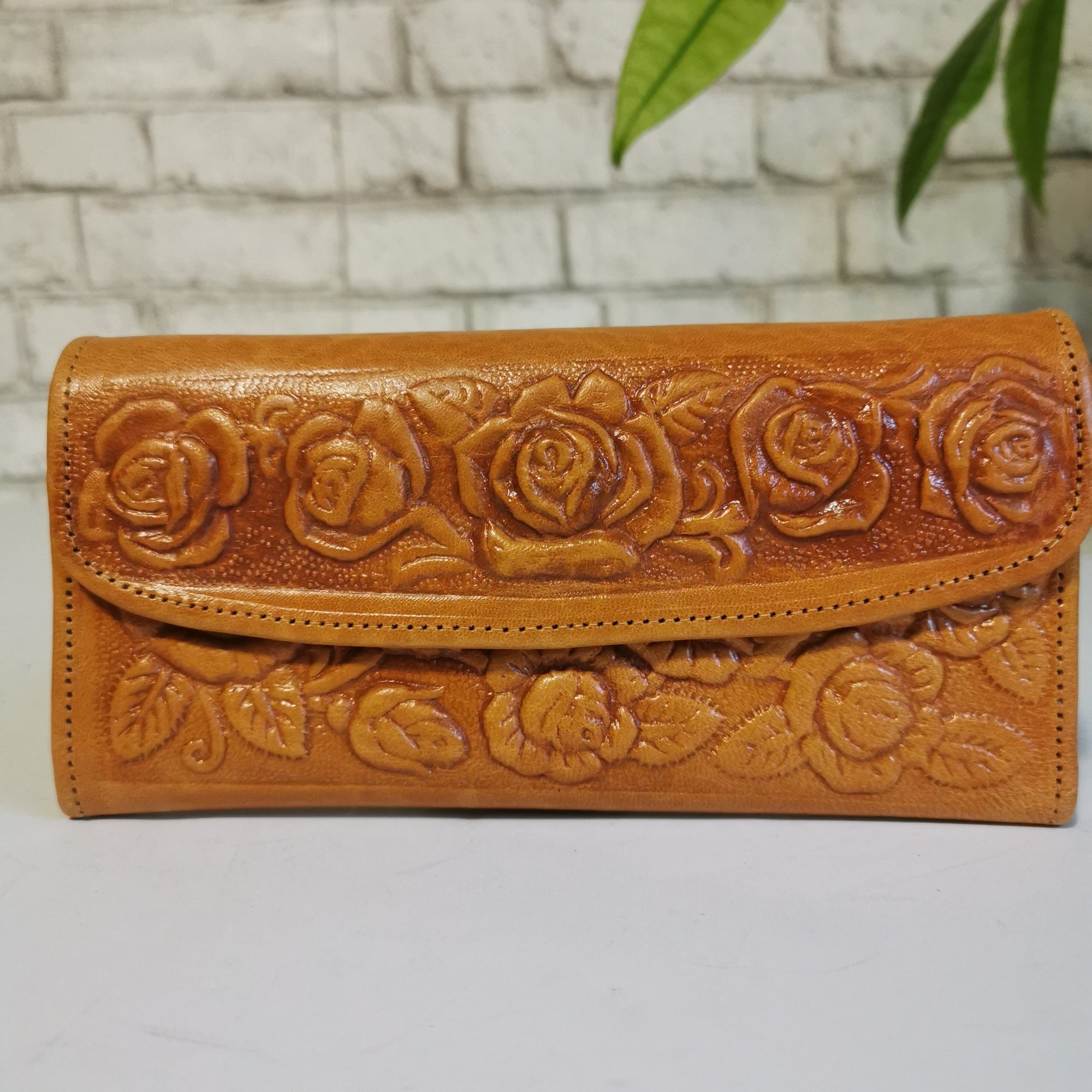 large leather wallet for women, wallet for cards, genuine leather wallet 