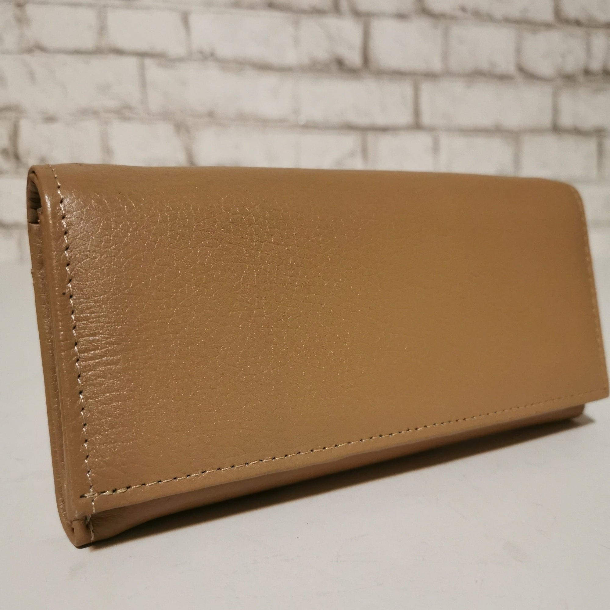Large leather wallet for women for cards