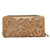 Hand tooled leather wallet for women  for cards
