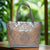 leather tote bag, hand tooled leather bag
